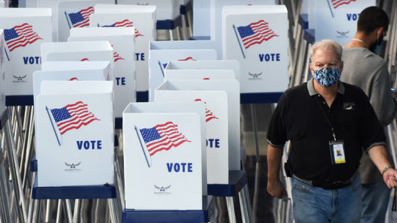 Voting booths