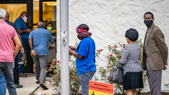 Voting poll in Georgia