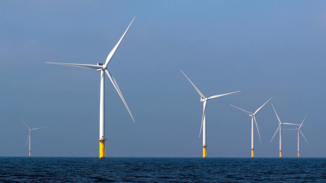 Windmills near the Netherlands