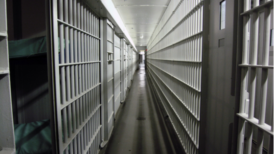 Jail cell hallway